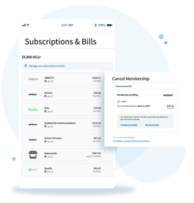 subscription manager view